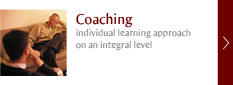 Coaching - individual learning approach on an integral level